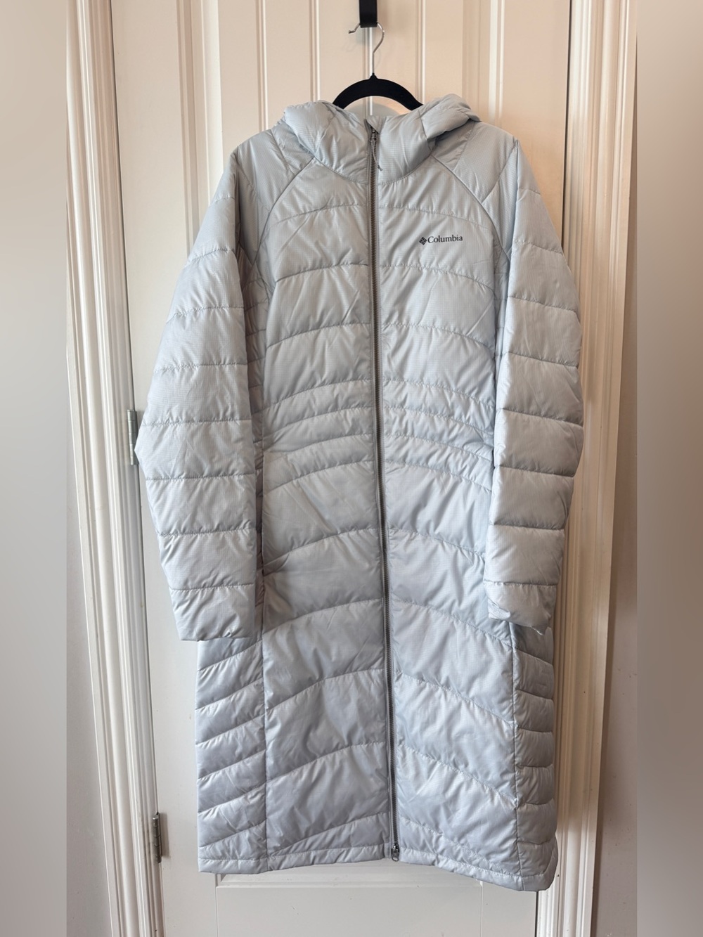 Columbia Cirrus Grey Women's Full-Length Karis Gale Puffer Parka